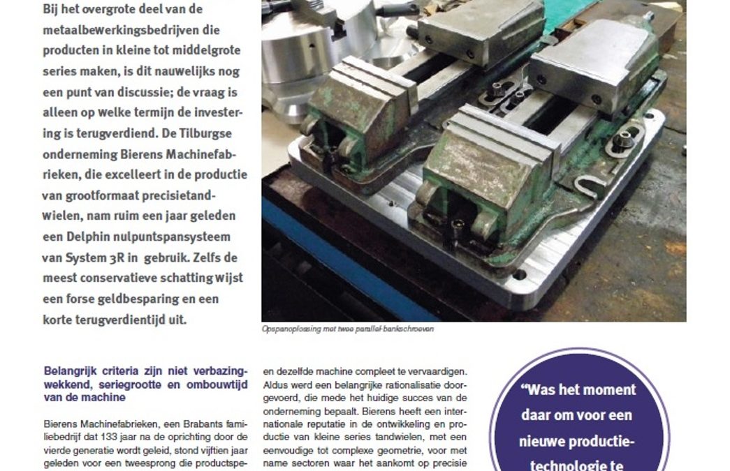 13-01 Metaal magazine, Bierens nulpuntspansysteem