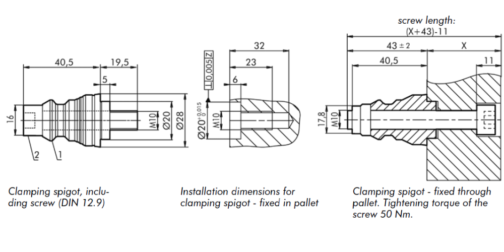 pullstuds dimension plate