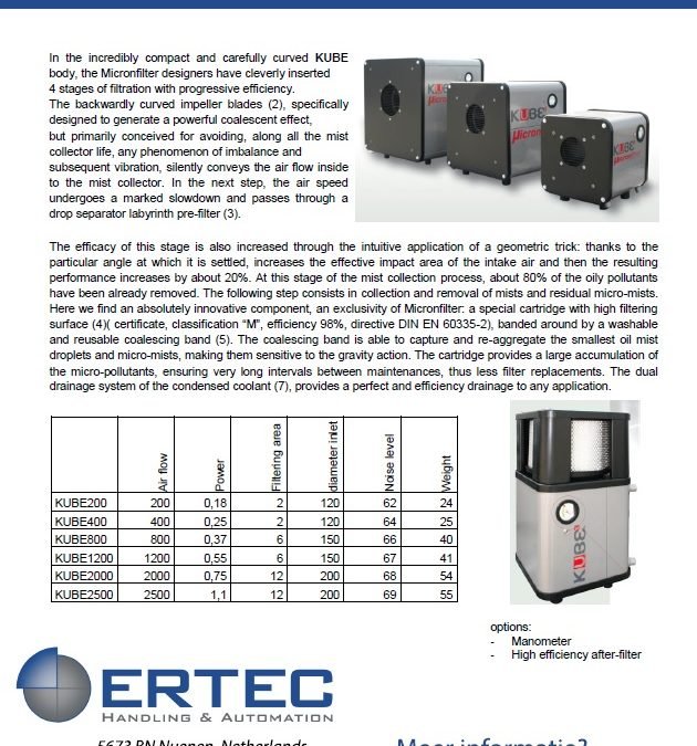 16-04 FILTEC, clean air in workshop