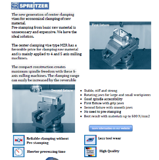 18-12 PN Spreitzer MZR Mechanical center-clamping