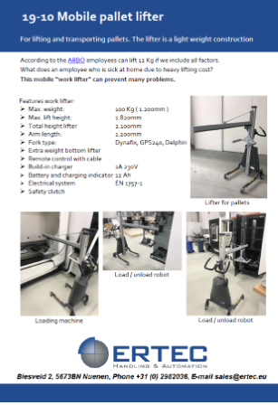 19-10 Lifter for alle type of reference systems